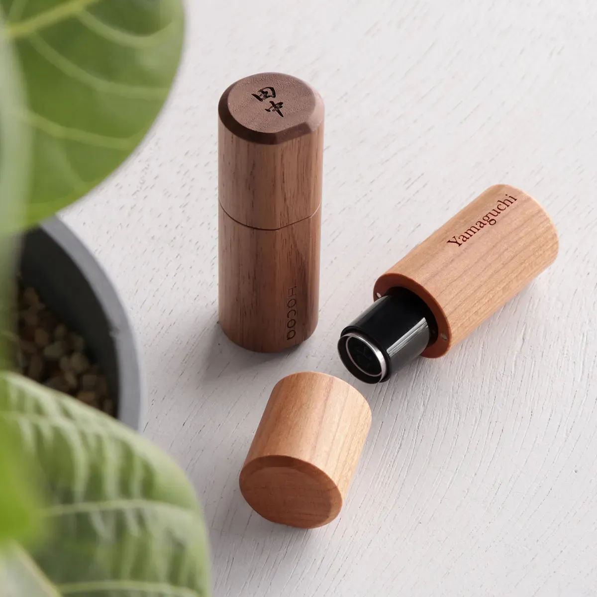 名入れやメッセージを刻印して、特別感のあるネーム印