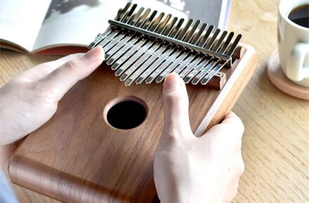 手軽に始められる民族楽器 カリンバ ボックス型 17キー「Kalimba Box」