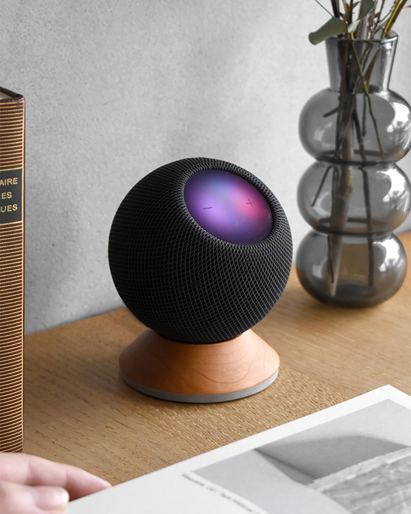 音楽と暮らしを彩る木製スタンド「HomePod mini Stand」