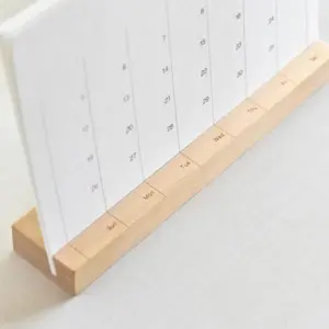 木部に曜日の刻印が可能です。ご希望の方はオプションよりご選択ください。