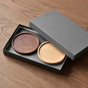 記憶に残る上質な木製コースター